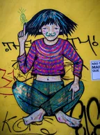 [Travel Update] Lisbon has a LOT of street art - THE WOMEN II thumbnail