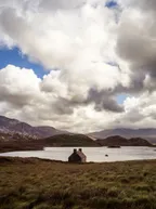 A mysterious boat on a Loch near Lairg thumbnail